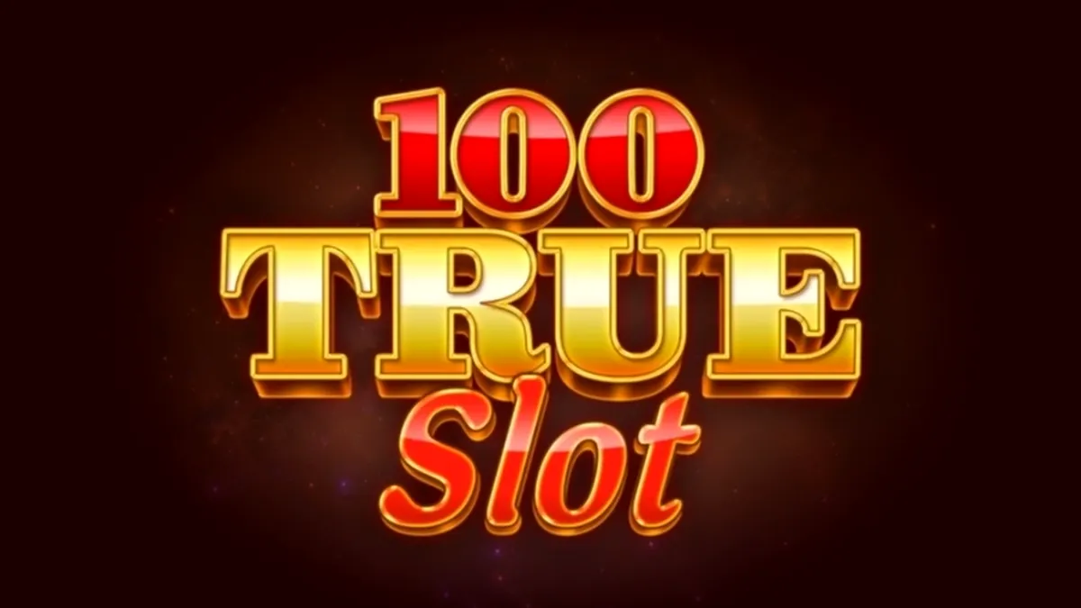 Tampilan antarmuka permainan slot 100 True Slot dari TrueLab